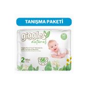 Giggles Natural No:2 Mini 66 Adet Bebek Bezi