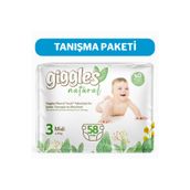 Giggles Natural No:3 Midi 58 Adet Bebek Bezi