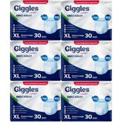 Giggles Yetişkin Emici Külot Ekstra Büyük XL 180 Adet Hasta Bezi