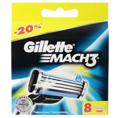 Gilette Mach3 8'li Yedek Tıraş Bıçağı