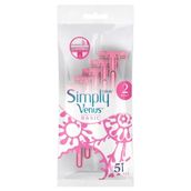 Gillette 5 Adet Simply Venus 2 Basic Kullan At Kadın Tıraş Bıçağı