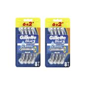 Gillette Blue3 Comfort 2 Adet 8'li Tıraş Bıçağı
