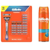 Gillette Fusion 8'li Yedek Tıraş Bıçağı + 200 ml Tıraş Jeli