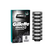 Gillette Mach3 Charcoal Avantajlı 8'li Yedek Tıraş Bıçağı
