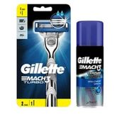 Gillette Mach3 Turbo Özel Askerlik Fırsat Paketi 75 ml Tıraş Makinesi Yedekli