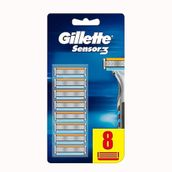 Gillette Sensor3 8'li Yedek Tıraş Bıçağı