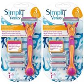 Gillette Simply Venus3 Tıraş Makinesi ve 2x3 Adet Yedek Bıçağı