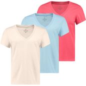 Giorgina Ferri GF-505 B Rosie 3'lü Kutu Premium V Yaka Tee Kadın T-Shirt