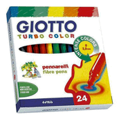 Giotto 24 Renk Turbo Color Keçeli Boya Kalemi