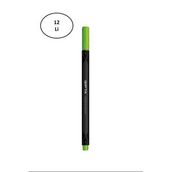 Gıpta 0.4 MM 12'li Yeşil Üçgen Karton Kutu Fineliner Kalem