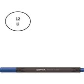 Gıpta 0.4 MM Gök Mavisi Üçgen 12Lİ Fineliner Kalem