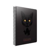 Gıpta 4200 Glow Notes 120 Yaprak Spiralli Sert Kapak Çizgili Defter