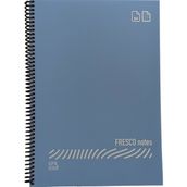 Gıpta Fresco Notes Eco Plastik Kapak A4 60 Yaprak Çizgili Spiralli Turkuaz Defter