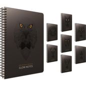 Gıpta Glow Notes A4 Spiralli Karton Kapak 80 Yaprak Çizgili 4'lü Paket Defter