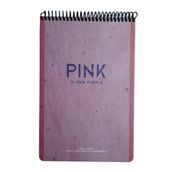 Gıpta New Notes Pink Is New Purple Spiralli Sert Kapak 100 Yaprak 17x24 Kareli Bloknot