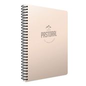Gıpta Pastoral 17x24 cm Spiralli Plastik 72 Yaprak Çizgili Kapak Defter