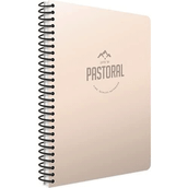 Gıpta Pastoral Spiralli Plastik Kapak 17x24 cm 60 Yaprak Kareli Defter