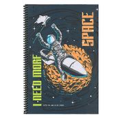 Gıpta Space Karton Kapak A4 80 Yaprak Çizgili Spiralli Defter