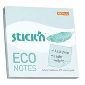 Gıpta Stickn Eco Notes 76x76 100 Yaprak Pastel Mavi Yapışkanlı Not Kağıdı