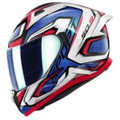 Givi 50.9 Atomic Beyaz Mavi Kırmızı Kask