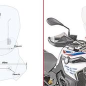 Givi AF5127 BMW F 750 GS - F 850 GS 18-19 Rüzgar Siperlik
