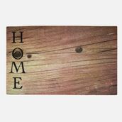 Giz Home 45x75 cm Mozaik Wood Kapı Önü Paspas