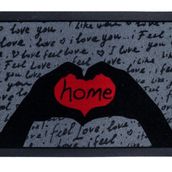 Giz Home İtalyan Format I Feel Love 40x68 cm Kapı Paspası