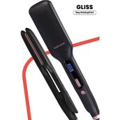 Gliss Dijital Ekranlı Seramik Geniş Plakalı 360 Derece Dönebilir Kablo İyonik Saç Düzleştirici