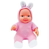 Global Toys Mavi Pembe ve Kırmızı Renk 8 Farklı Ses Konuşan Tavşanlı Oyuncak Bebek