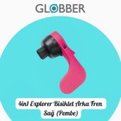 Globber Explorer 4in1 Bisiklet Pembe Sağ Arka Tekerlek Freni