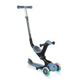 Globber Go Up Deluxe Pastel Mavi Işıklı Scooter