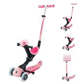 Globber Go Up Deluxe Pastel Pembe Işıklı Scooter