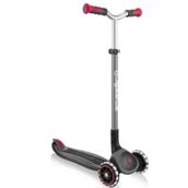 Globber Master Işıklı Katlanabilir Siyah Kırmızı Scooter
