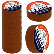 Globe 0.13x19 mm 10'lu Kahverengi İzole Bant