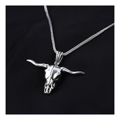 Glorria Buffalo 925 Ayar Erkek Gümüş Kolye