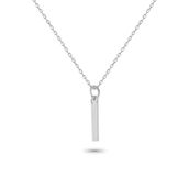 Glorria Gümüş I Harfi Kolye