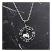 Glorria Gümüş Koç Burcu Kolye