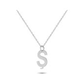 Glorria Gümüş S Harfi Kolye