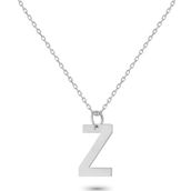 Glorria Gümüş Z Harfi Kolye