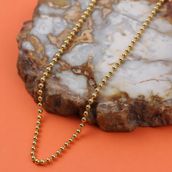 Glorria Top Zincir 925 Ayar Gümüş Kolye