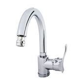 GMS AKD101 Akdeniz Gri Mix Kuğu Lavabo Bataryası