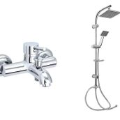 GMS Çağla Banyo Bataryası Ve Karine Yağmurlama Tepe Duş Takım Seti