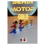 GMS CG Cup Motosiklet Temizlenebilir Gold Benzin Filtresi+stcker