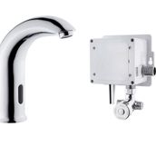 GMS FT013 Çift Girişli Fotoselli Sensörlü Lavabo Musluk Bataryası