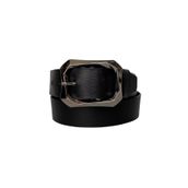 GoDeri %100 Hakiki Deri, Gümüş Tokalı Siyah Kadın Kot Kemeri 4 Cm TYC00419802323