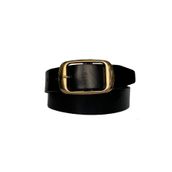 GoDeri Hakiki Deri Gold Tokalı Kadın Kot, Spor Kemer 4 Cm AN-BYN-25