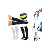 Gök Sports Çocuk Voleybol Elliği 1 Çift Sporcu Elliği Voleybol Kolluğu Likralı 2 Çift Çorap 7-14 Yaş Ellik