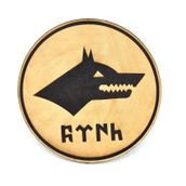 Göktürk Kurt Deri Peç - Arma - Askeri Patch