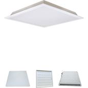 Gökyüzü Panel 60 cm x 60 cm Sıva Altı LED Panel, Taş Yünü Asma Tavan LED Panel, Beyaz Işık, Kare Backlight LED Panel 54W - 1