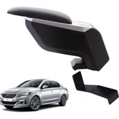 Gold 3 Tıkla Peugeot 301 2015 Delmesiz Çelik Ayaklı Gri-Siyah Kolçak